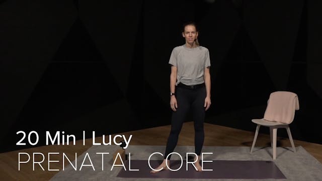 18- PRENATAL CORE WITH LUCY (20 MIN)