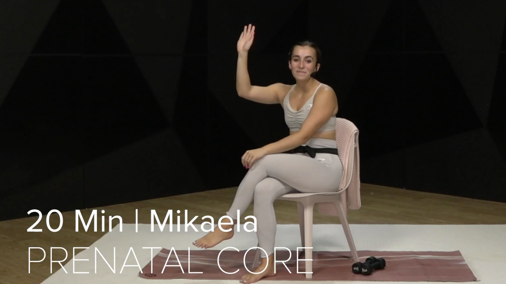 15- PRENATAL CORE WITH MIKAELA (20 MIN)