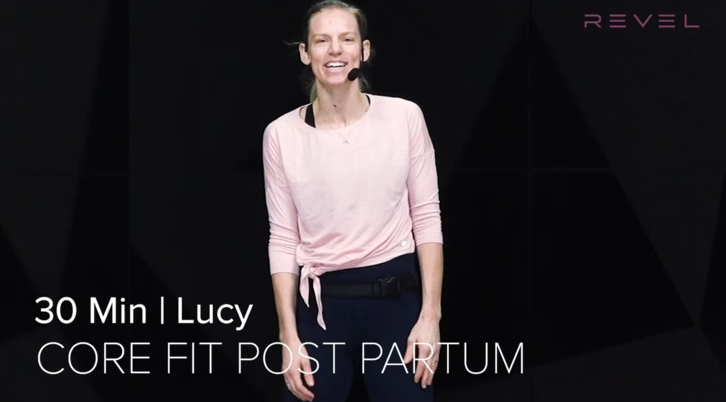 06- CORE FIT POSTPARTUM WITH LUCY (30 MIN)