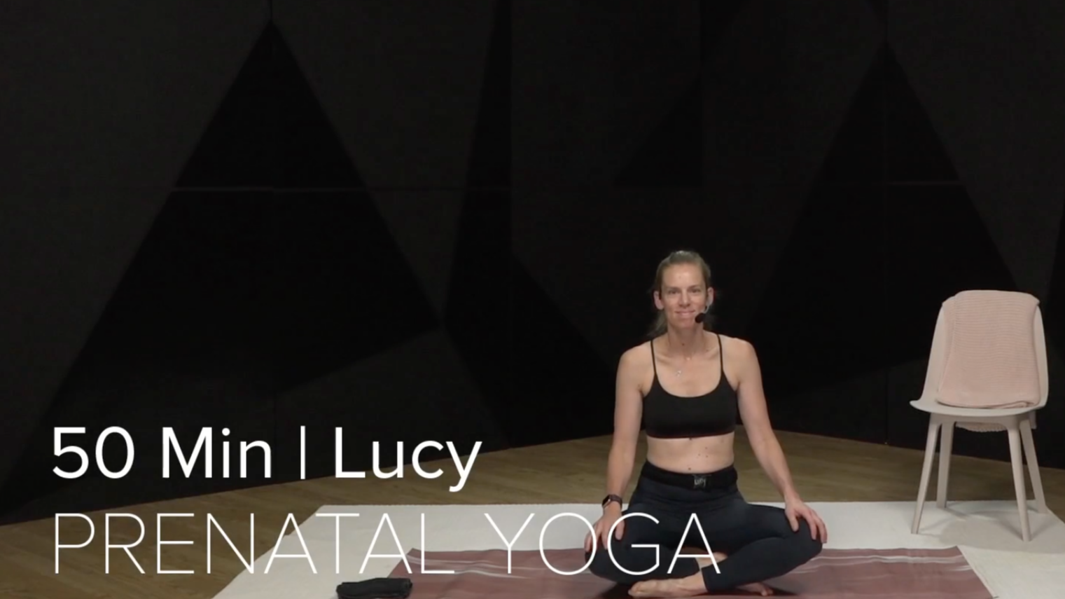 01- PRENATAL YOGA WITH LUCY (50 MIN)