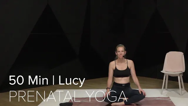 01- PRENATAL YOGA WITH LUCY (50 MIN)