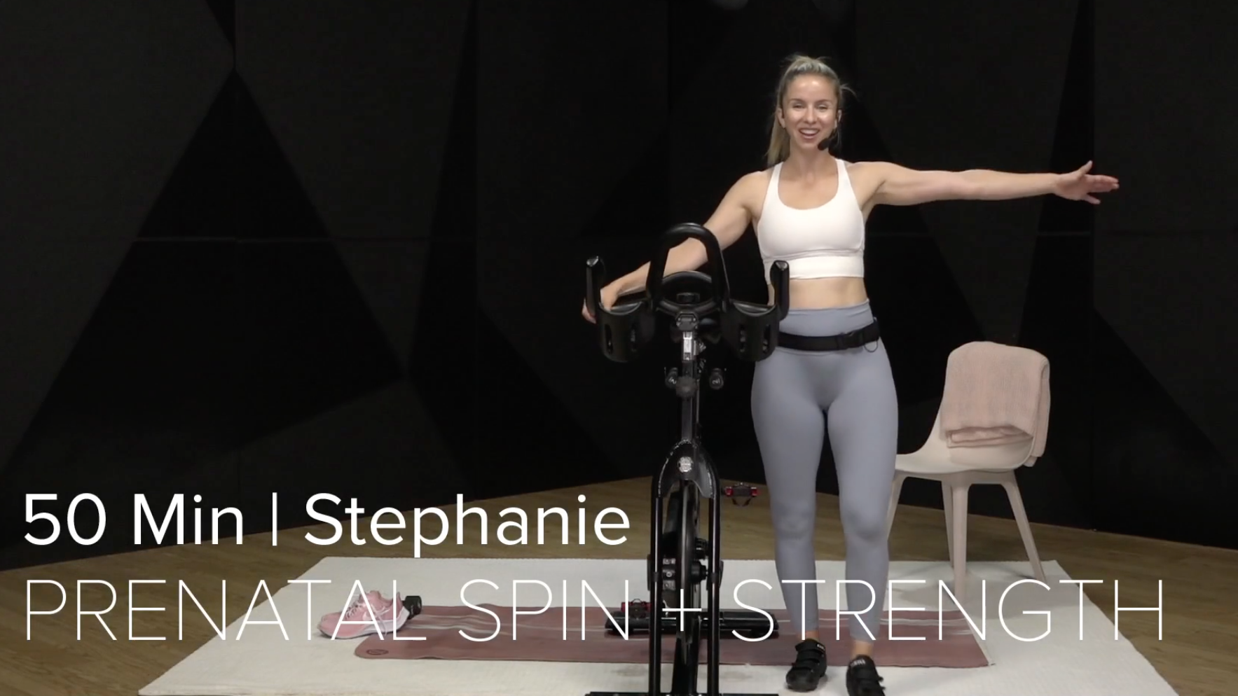 06- PRENATAL SPIN + STRENGTH WITH STEPHANIE (50 MIN)