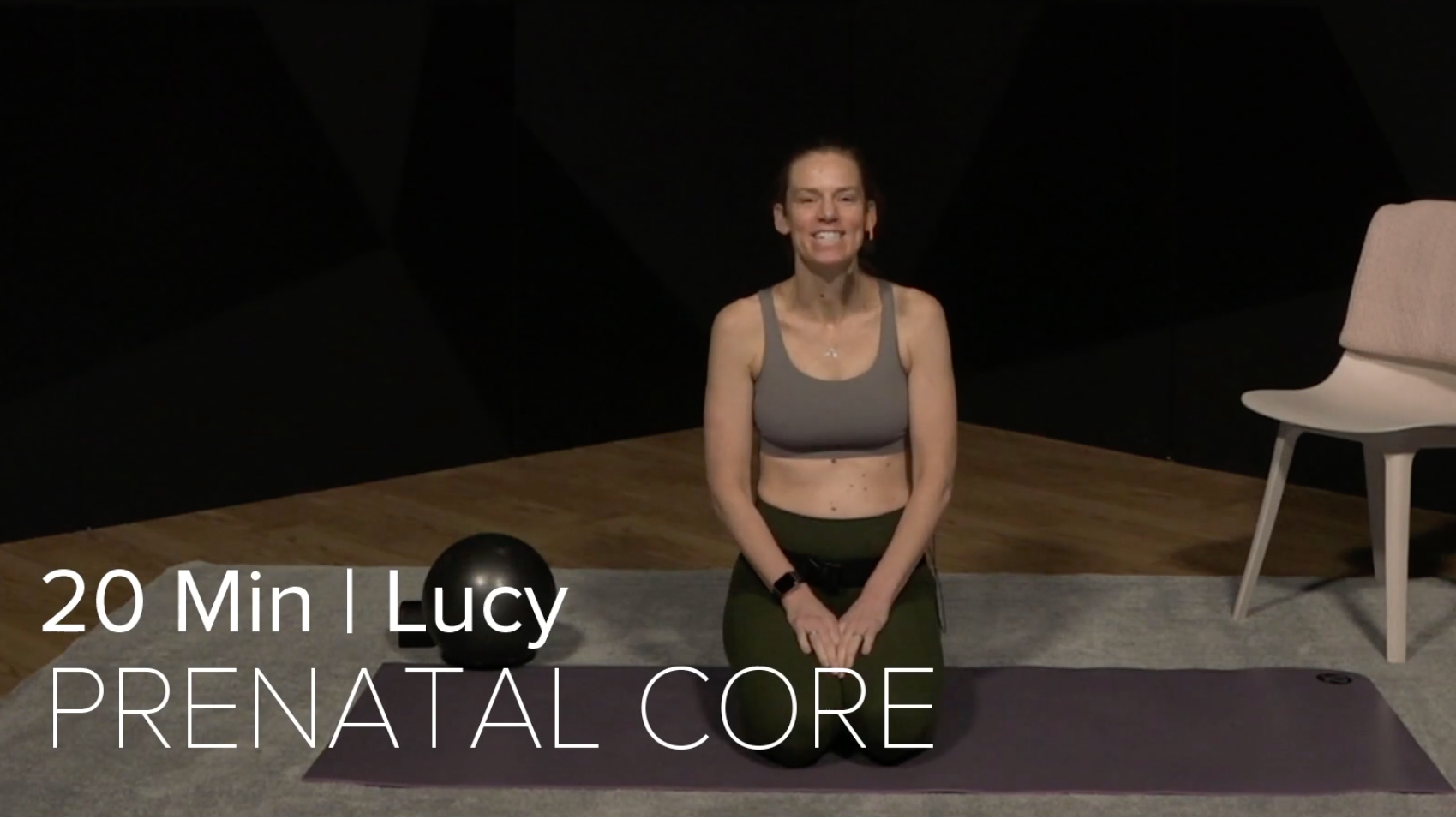 14- PRENATAL CORE WITH LUCY (20 MIN)