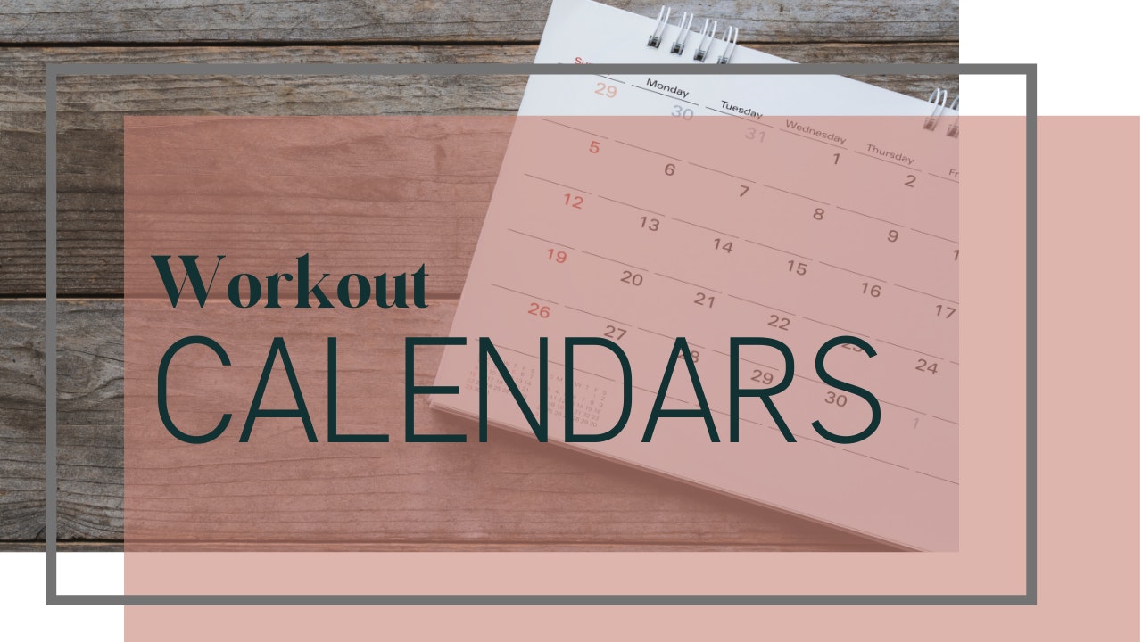 Prenatal Workout Calendars
