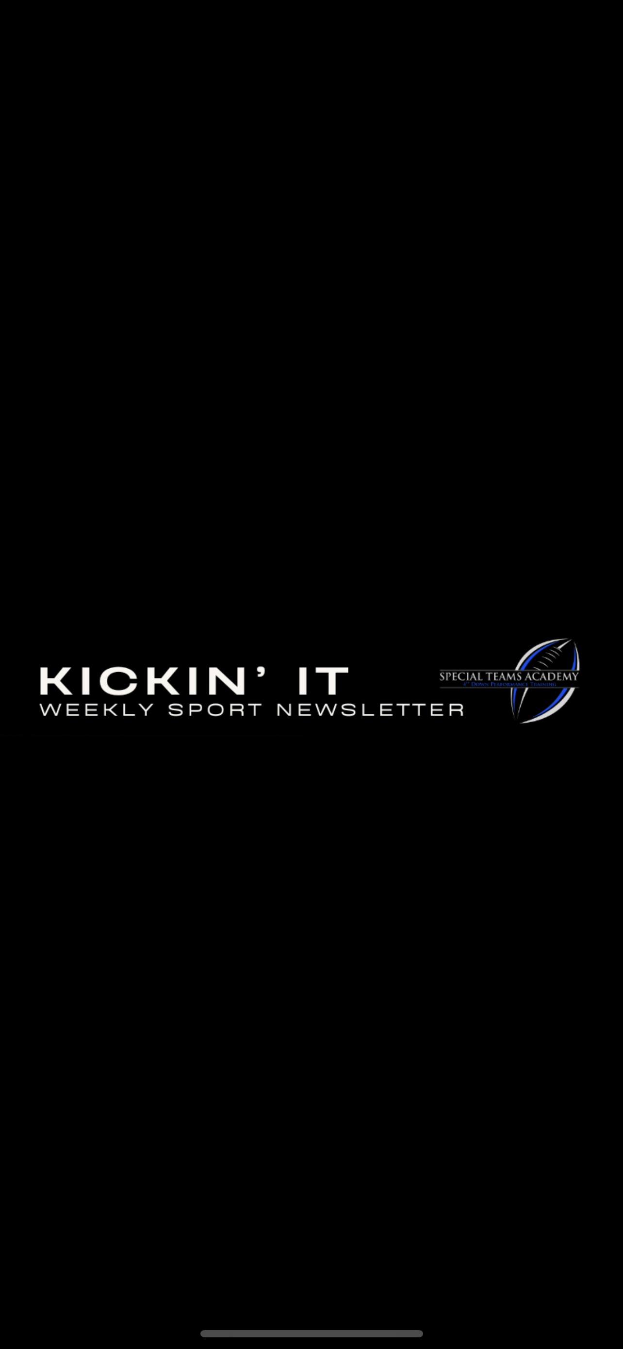 Kickin' It Newsletter