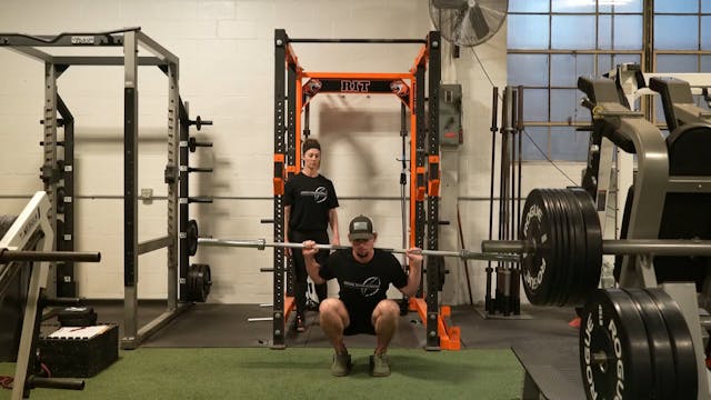 Heel Elivated Back Squat