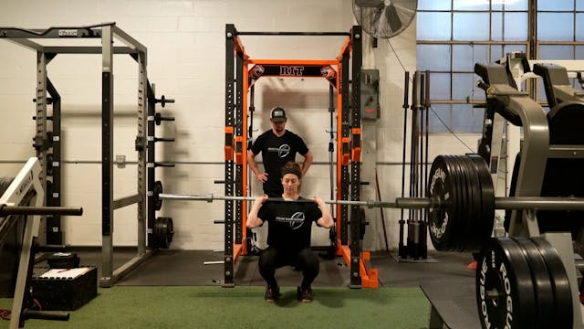 Heel Elivated Front Squat