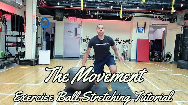 Stretching Tutorial with Exercise Ball (All Levels) *5 minutes*