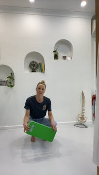 Modified Gate pose for low back pain