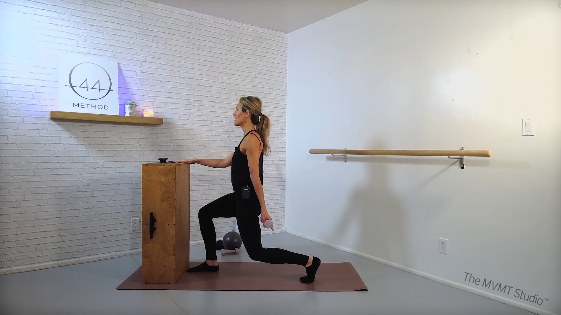 O44 Barre December #1 ~ Box, Mat, Ball, Hand Weights + Ankle Weights