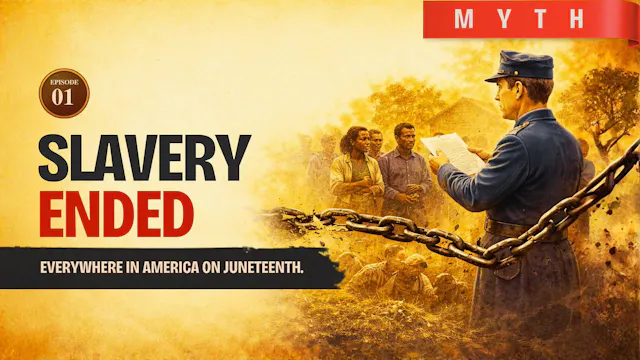EPISODE 1 — Myth: Slavery Ended Everywhere in America on Juneteenth