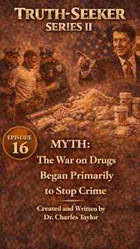 EPISODE 16 — Myth: The War on Drugs Began Primarily to Stop Crime