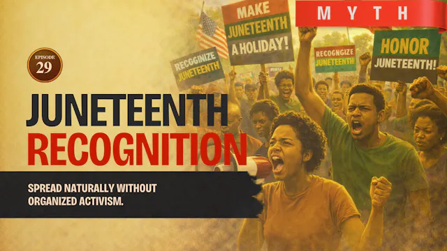 EPISODE 29 — Myth: Juneteenth Recognition Just Happened on Its Own