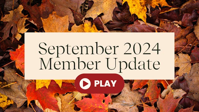 September Member Update