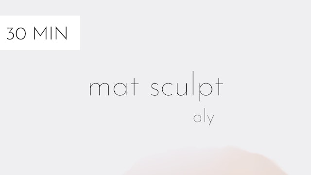 mat sculpt #1 | aly