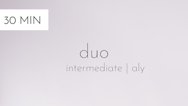 intermediate duo #4 | aly 