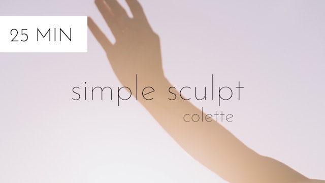 simple classic sculpt #9 | colette