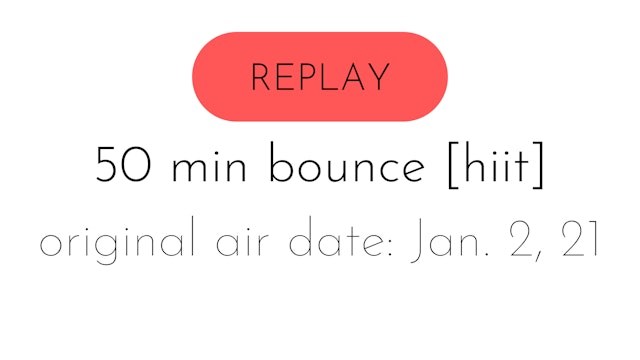 LIVE bounce [hiit] 1.2.21 | aly 
