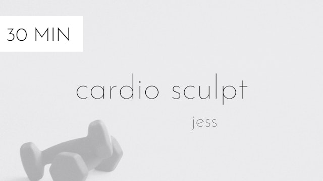 cardio sculpt #23 | jess