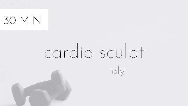 cardio sculpt #24 | aly