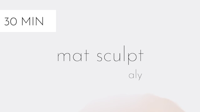 mat sculpt #21 | aly