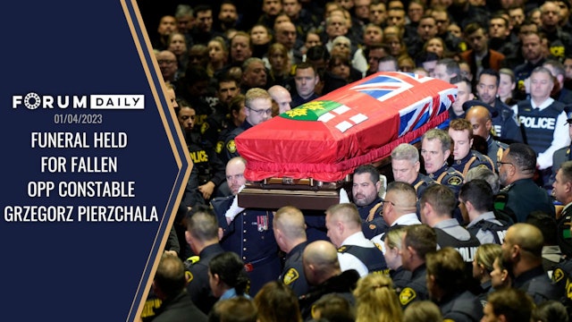 Funeral Held For Fallen OPP Constable Grzegorz Pierzchala