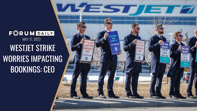 WestJet Strike Worries Impacting Book...