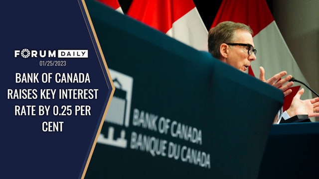 Bank of Canada Raises Key Interest Rate by 0.25 per Cent