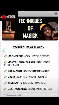 TECHNIQUES OF MAGICK