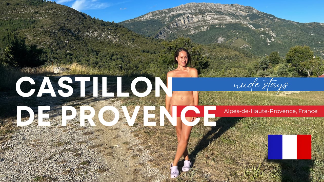 Castillon de Provence - nude in the mountains and by the lake