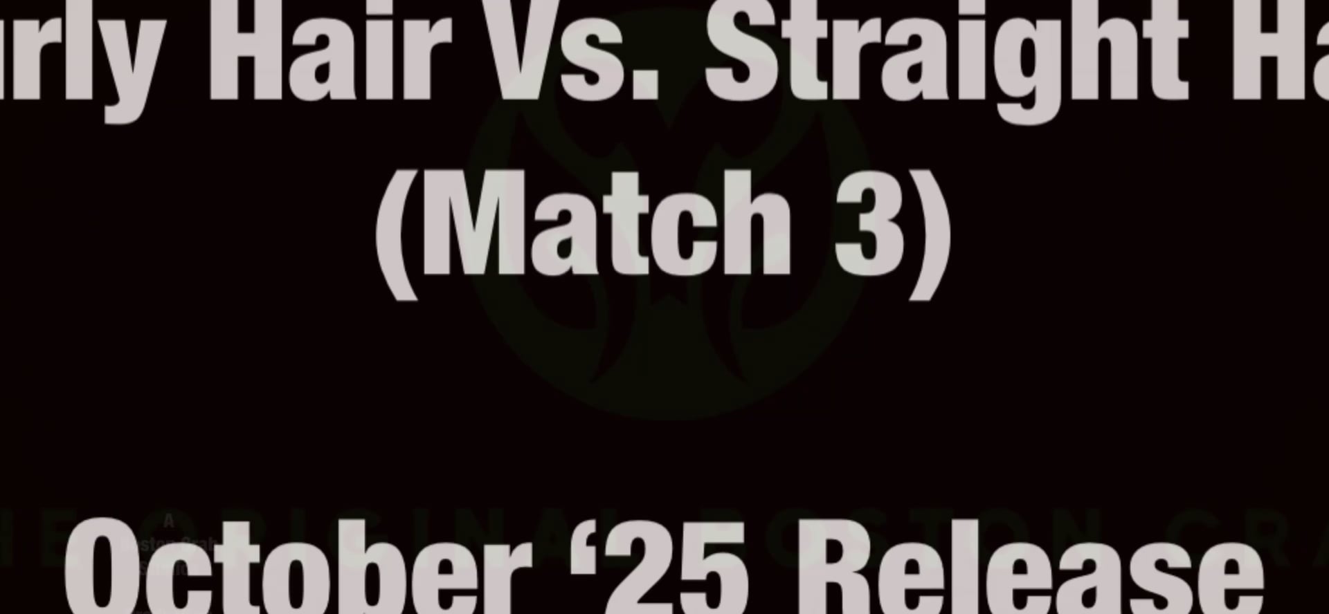 Curly Hair Vs. Straight Hair (Match 3)