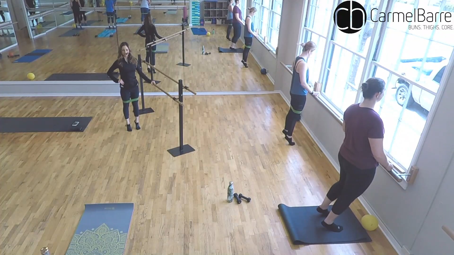 CarmelBarre LIVE | 50 min Barre Express - Wednesday, April 18, 2018