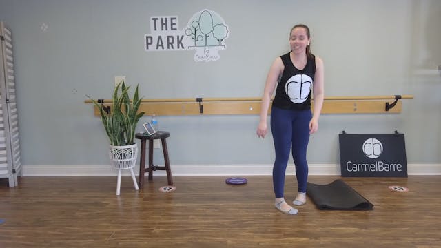 Ashley | 20 Min Barre with Glider Discs 