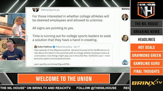 Headlines: Welcome To The Union