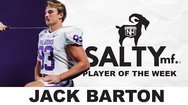 Jack Barton: SaltyMF Player of The Week