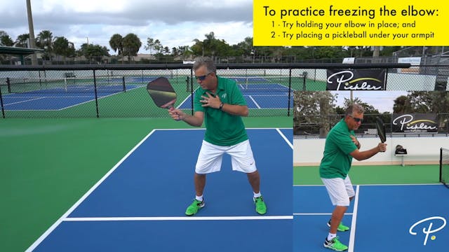 Switching from Backhand to Forehand Block Volleys