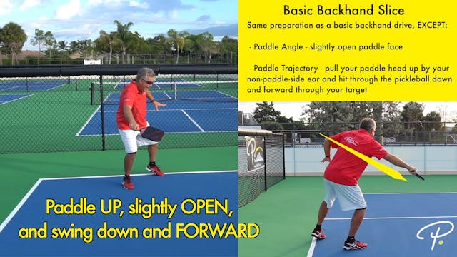 Basics of a Backhand Slice