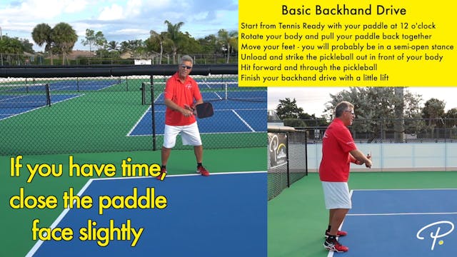 Basic Backhand Drive