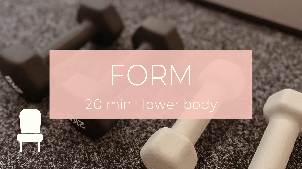 FORM 6 / barre-inspired lower bod