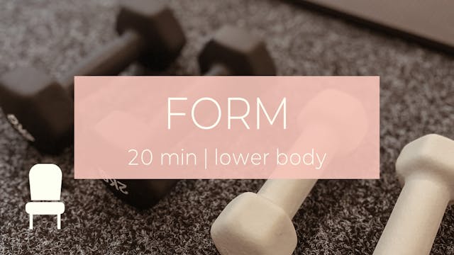 FORM 6 / barre-inspired lower bod