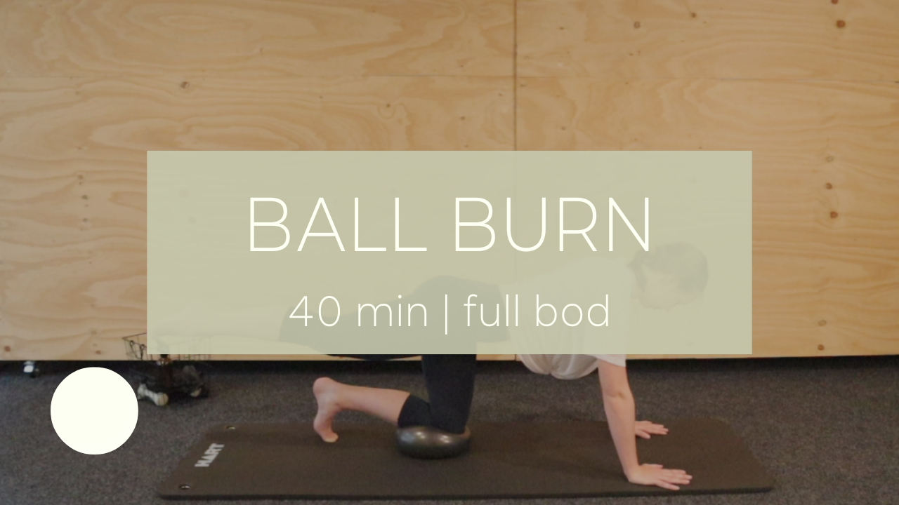 BURN 20 / full body ball burn