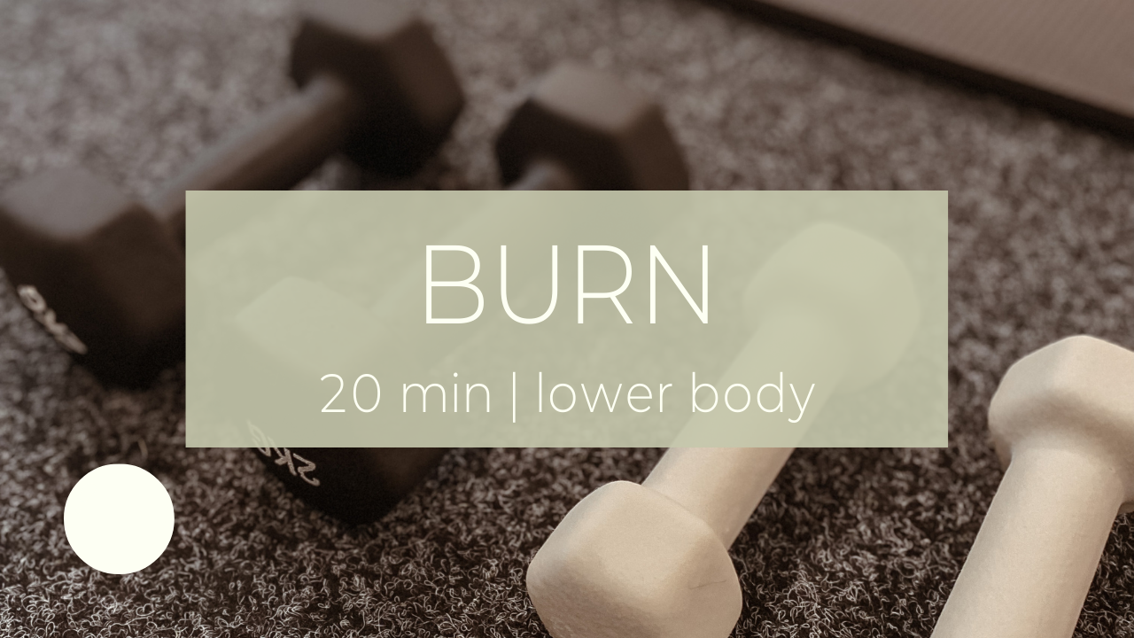 BURN 14 / quick fire lower body burn