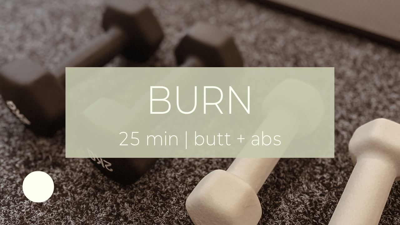 BURN 3 / butt + abs