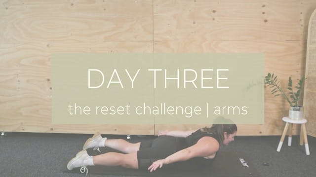 DAY THREE / strong like a girl