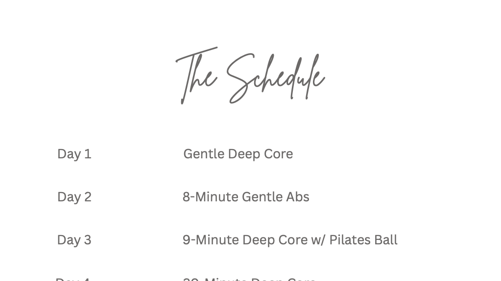 10-Day Pilates Core Challenge