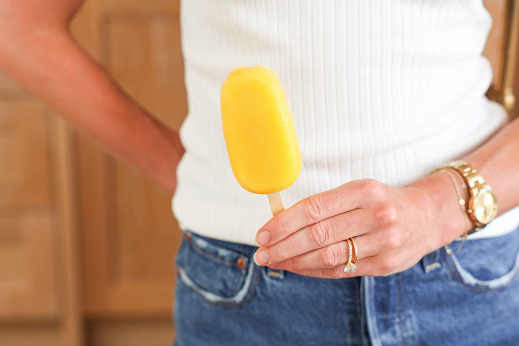 Orange & Mango Ice Pops