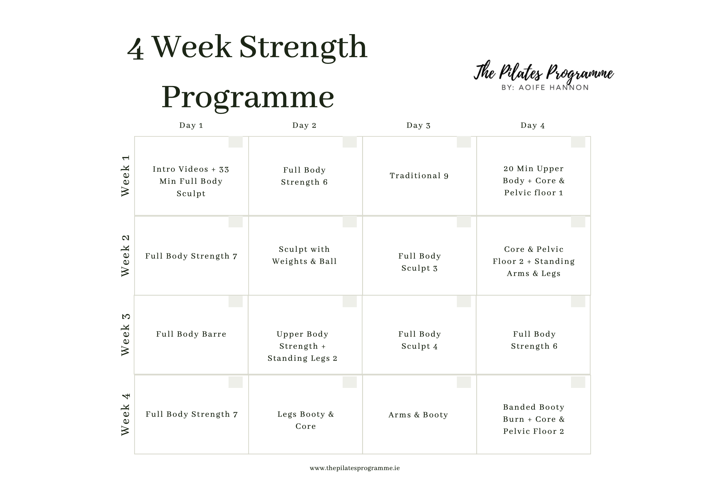 Downloadable Planner