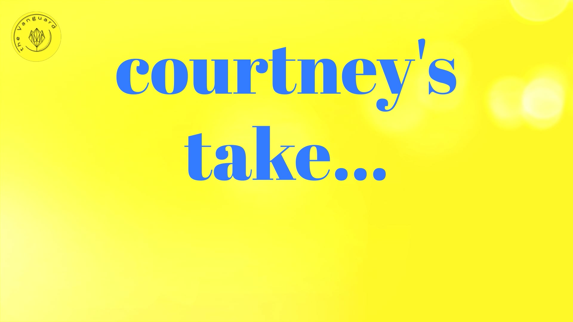 Part 2 - in real life - the Vanguard! chakras