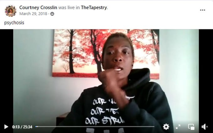 Awakening and Psychosis: courtney crosslin: Recorded 2018