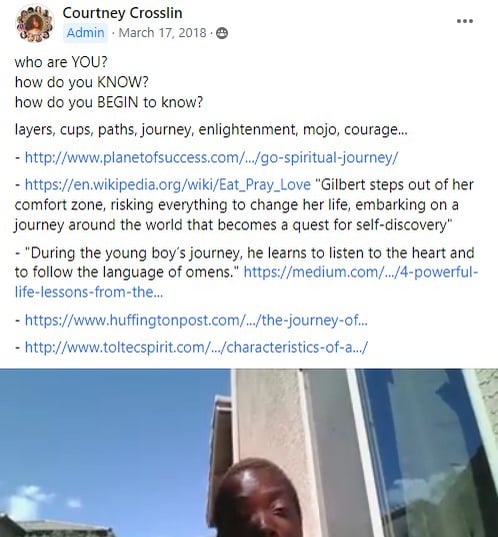 Enlightenment: courtney crosslin: Recorded 2018